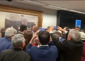 Prefeitos e bancada do Maranhão lançam Dino candidato à Presidência