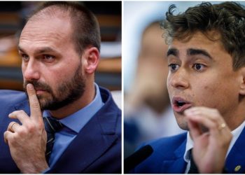 Eduardo Bolsonaro compartilha crítica sobre ‘dissidência’ de Nikolas e avisa: ‘Não gostou, vai para outro partido’