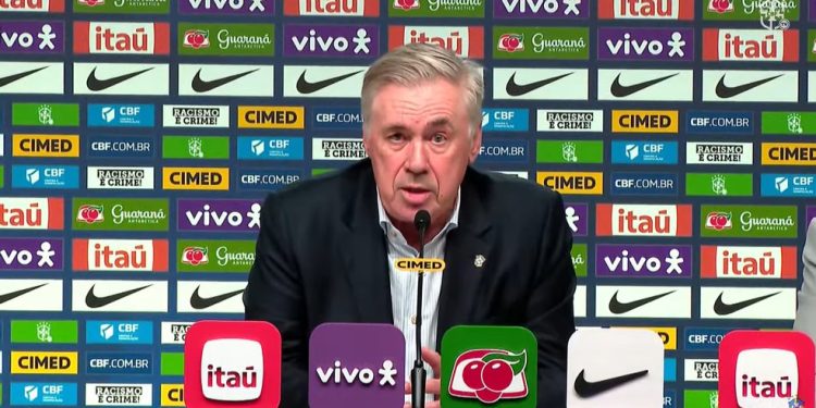Convocados da Seleção: veja a lista de Carlo Ancelotti para enfrentar Senegal e Tunísia